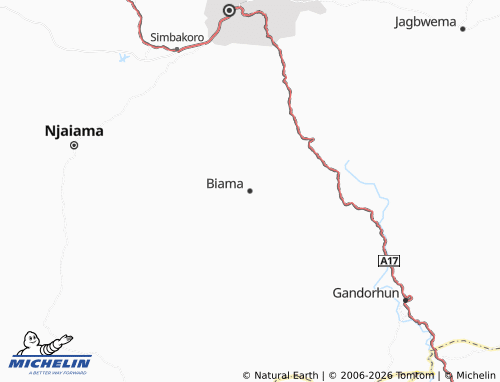 Mappa MICHELIN Biama - ViaMichelin