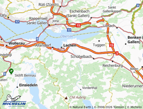 Mappa MICHELIN Galgenen - ViaMichelin