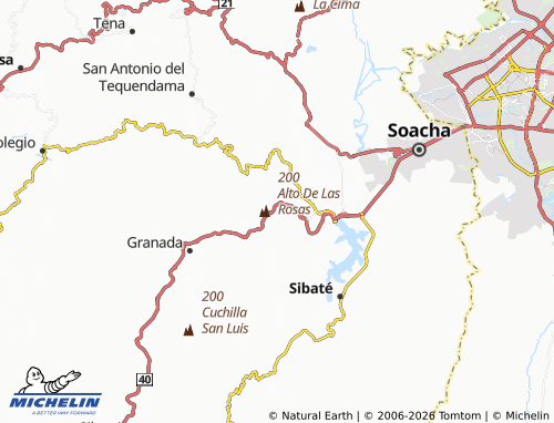 Carte MICHELIN Sabaneta - ViaMichelin