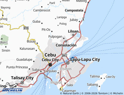 MICHELIN Basak map - ViaMichelin