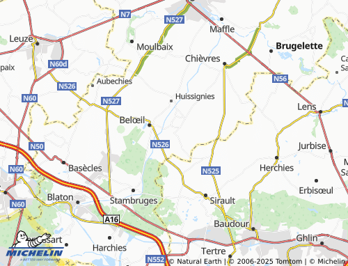 MICHELIN Grosage map - ViaMichelin