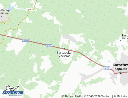 Carte MICHELIN Berezovka - ViaMichelin