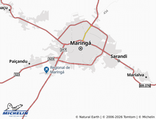 Mapa MICHELIN Zona 20 - ViaMichelin