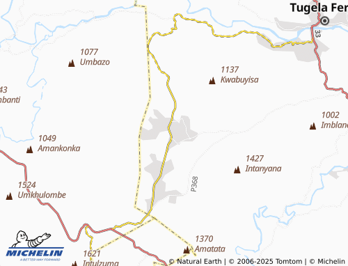 MICHELIN eNhlalakahle map - ViaMichelin