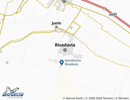MICHELIN-Landkarte Rivadavia - ViaMichelin