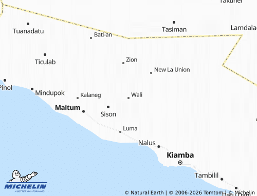 Mappa MICHELIN Wali - ViaMichelin