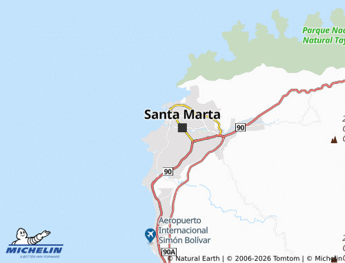 MICHELIN San Pablo map - ViaMichelin