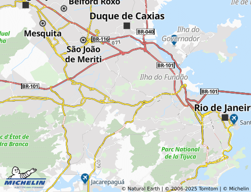 MICHELIN Cavalcânti map - ViaMichelin