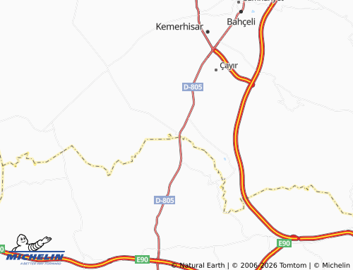 Kaart MICHELIN Bereket - ViaMichelin