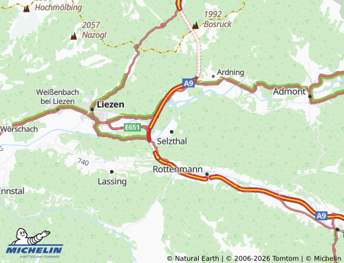 MICHELIN-Landkarte Selzthal - ViaMichelin