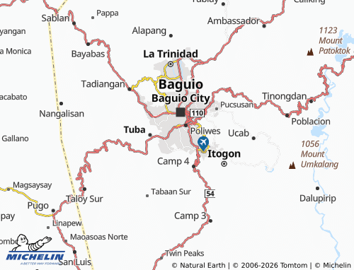 MICHELIN Bakakeng North map - ViaMichelin