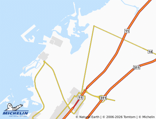 MICHELIN Ghanadhah map - ViaMichelin