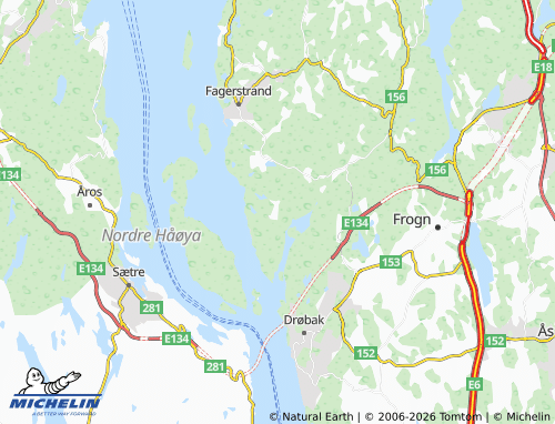 MICHELIN-Landkarte Hallangen - ViaMichelin