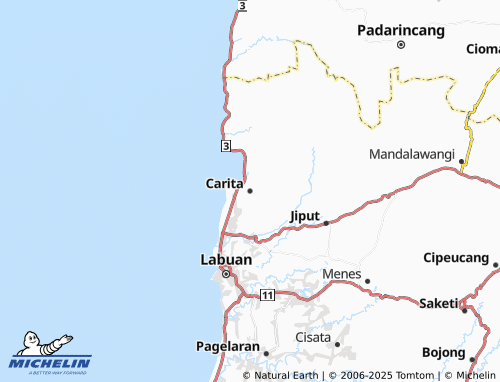 MICHELIN Carita map - ViaMichelin