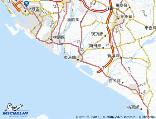 Mappa MICHELIN dong gang zhen - ViaMichelin