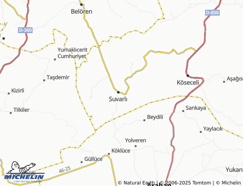 MICHELIN Hürriyet map - ViaMichelin