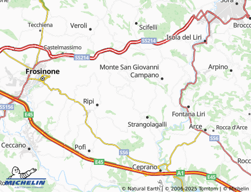 Mappa MICHELIN Colle Mattarello - ViaMichelin