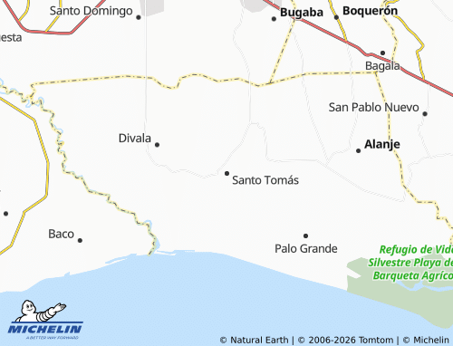 Mappa MICHELIN Santo Tomás - ViaMichelin
