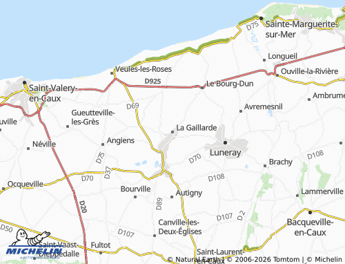 Mapa MICHELIN La Gaillarde - ViaMichelin