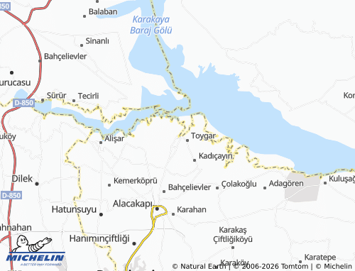 MICHELIN Boran map - ViaMichelin