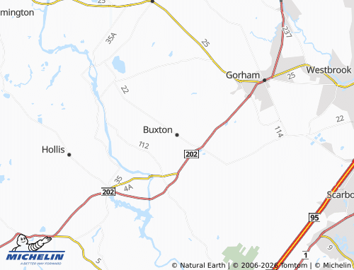 Mapa MICHELIN Buxton - ViaMichelin