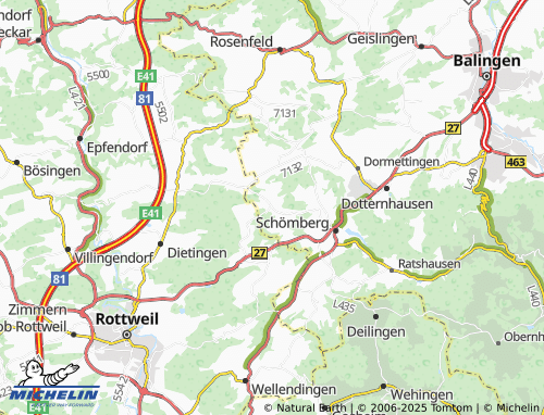 Mappa MICHELIN Zimmern unter der Burg - ViaMichelin