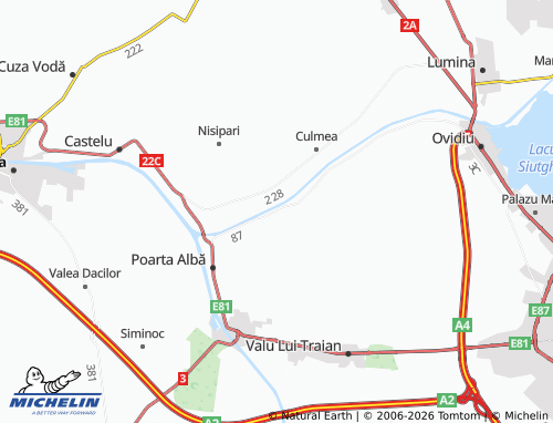 MICHELIN Nazarcea map - ViaMichelin