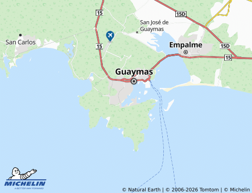 Mapa MICHELIN San Bernardo - ViaMichelin