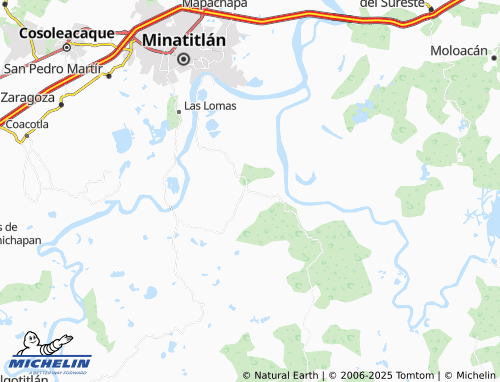 MICHELIN Ejido Cinco de Mayo map - ViaMichelin