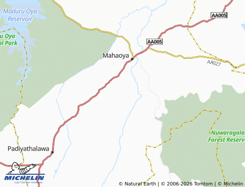 Mappa MICHELIN Kudaharasgala - ViaMichelin