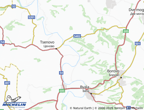 Mappa MICHELIN Dolna Studena - ViaMichelin