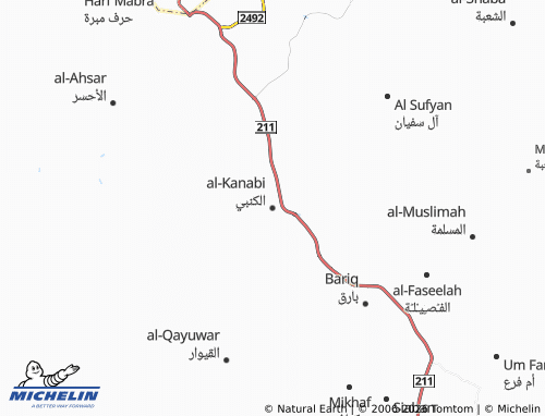 MICHELIN-Landkarte al-Kanabi - ViaMichelin