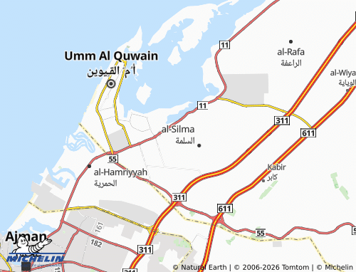 MICHELIN Al Bogh map - ViaMichelin