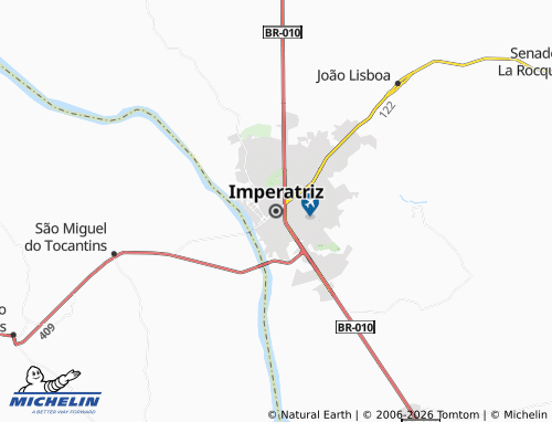 MICHELIN Imperatriz map - ViaMichelin