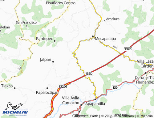 MICHELIN Ejido Munixkán map - ViaMichelin
