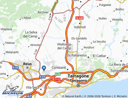 MICHELIN-Landkarte El Morell - ViaMichelin