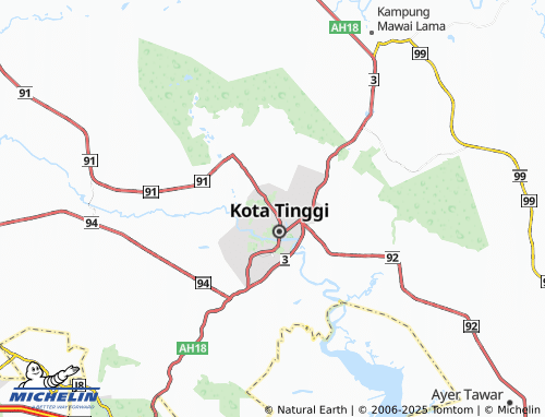 MICHELIN Kampung Jawa map - ViaMichelin