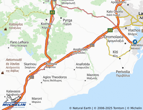MICHELIN Anglisides map - ViaMichelin