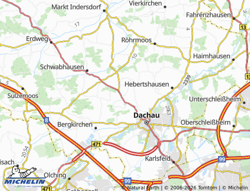 Mapa MICHELIN Pullhausen - ViaMichelin