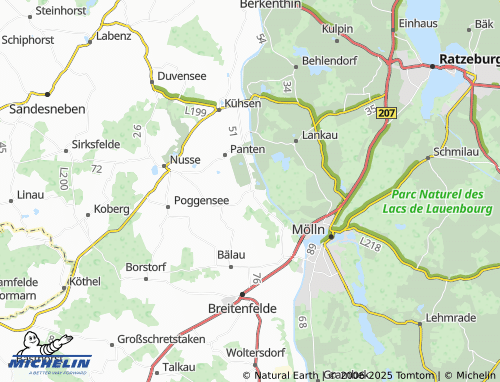Carte MICHELIN Hammer - ViaMichelin