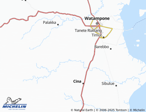 MICHELIN Padang Loang map - ViaMichelin