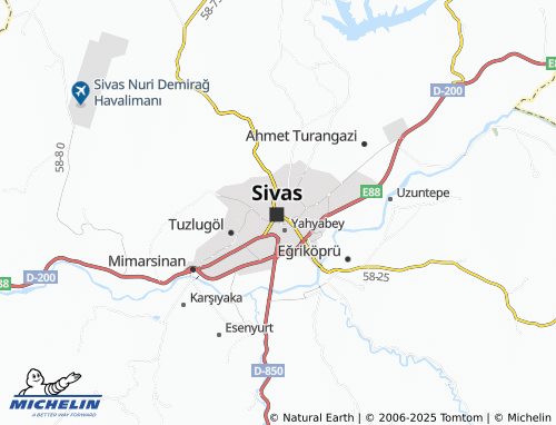 Carte MICHELIN Sularbasi - ViaMichelin