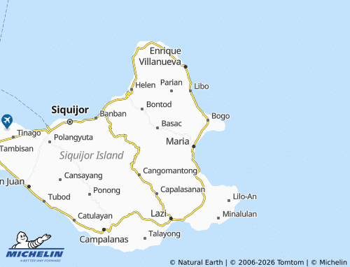 MICHELIN Bonga map - ViaMichelin