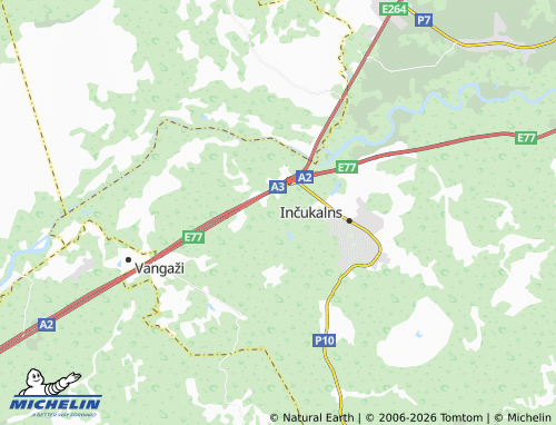 Mapa MICHELIN Kļavas - ViaMichelin