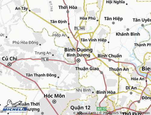 MICHELIN-Landkarte Chánh Mỹ - ViaMichelin