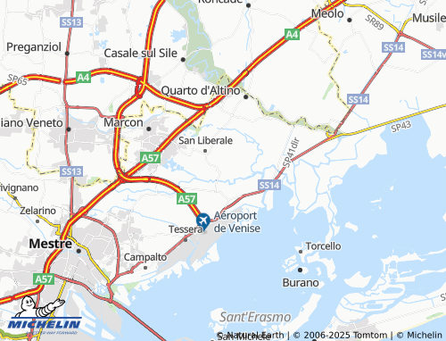 MICHELIN Zuccarello map - ViaMichelin