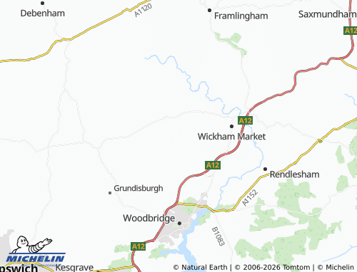 Mappa MICHELIN Dallinghoo - ViaMichelin