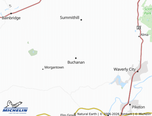 Carte MICHELIN Buchanan - ViaMichelin