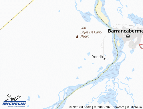 MICHELIN Caño Negro map - ViaMichelin