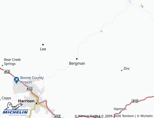 Carte MICHELIN Bergman - ViaMichelin